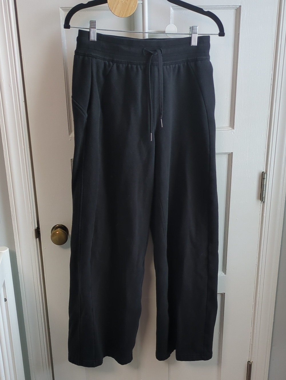 lululemon athletica Black Women's Wide-Leg Drawstring Trackpants